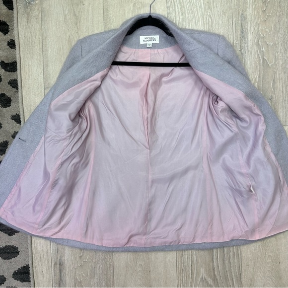 Vintage Nicole Summer lilac mohair wool blazer - Picture 3 of 8